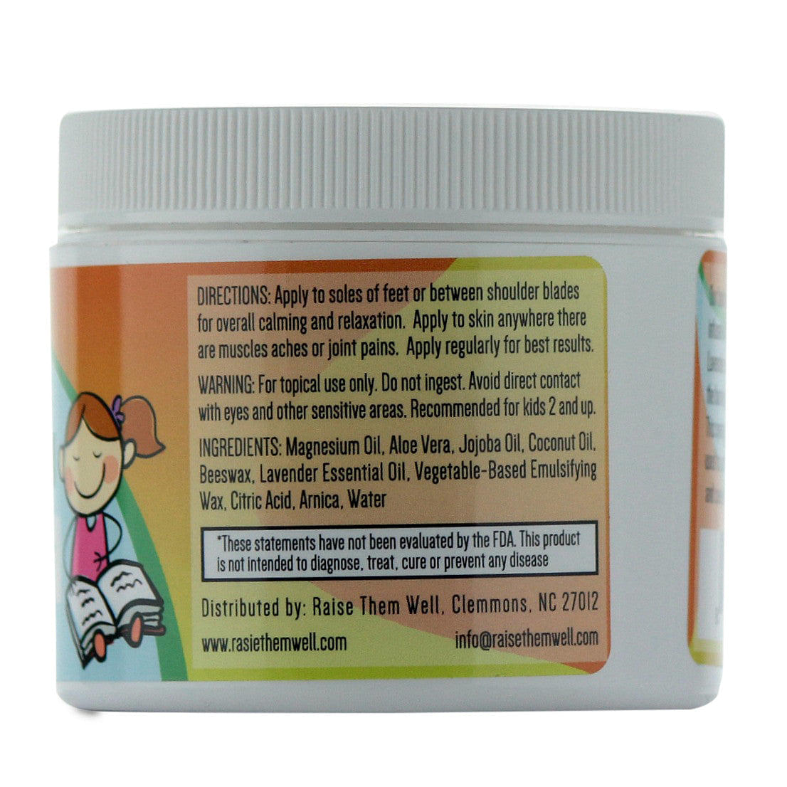 Kid Safe Topical Magnesium Oil Balm - Calming Blend for Sensitive Skin