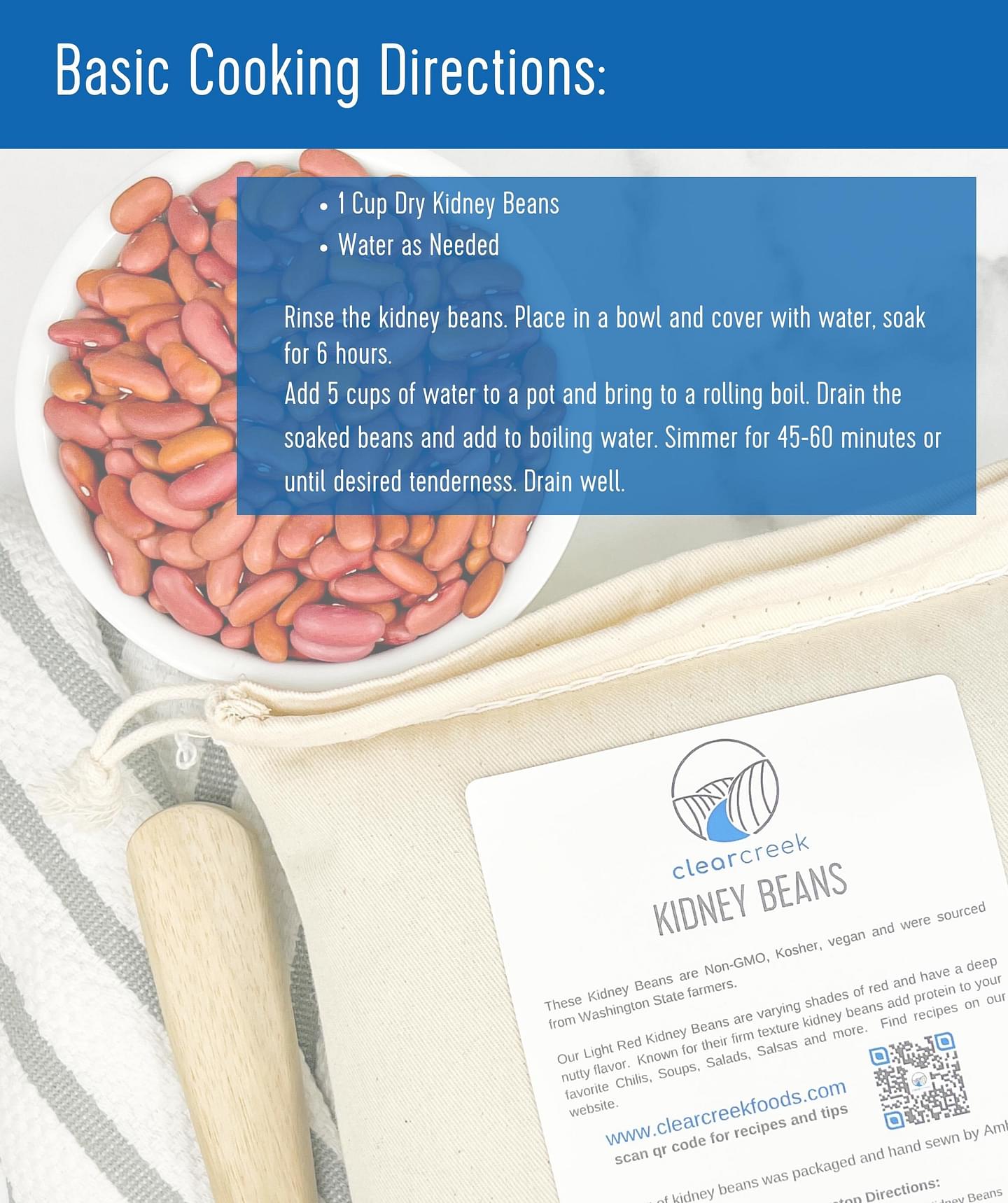 Kidney Beans | 25 LBS Bucket