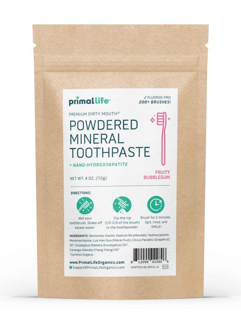 Kids Toothpowder /  Powdered Mineral Toothpaste - Subscription