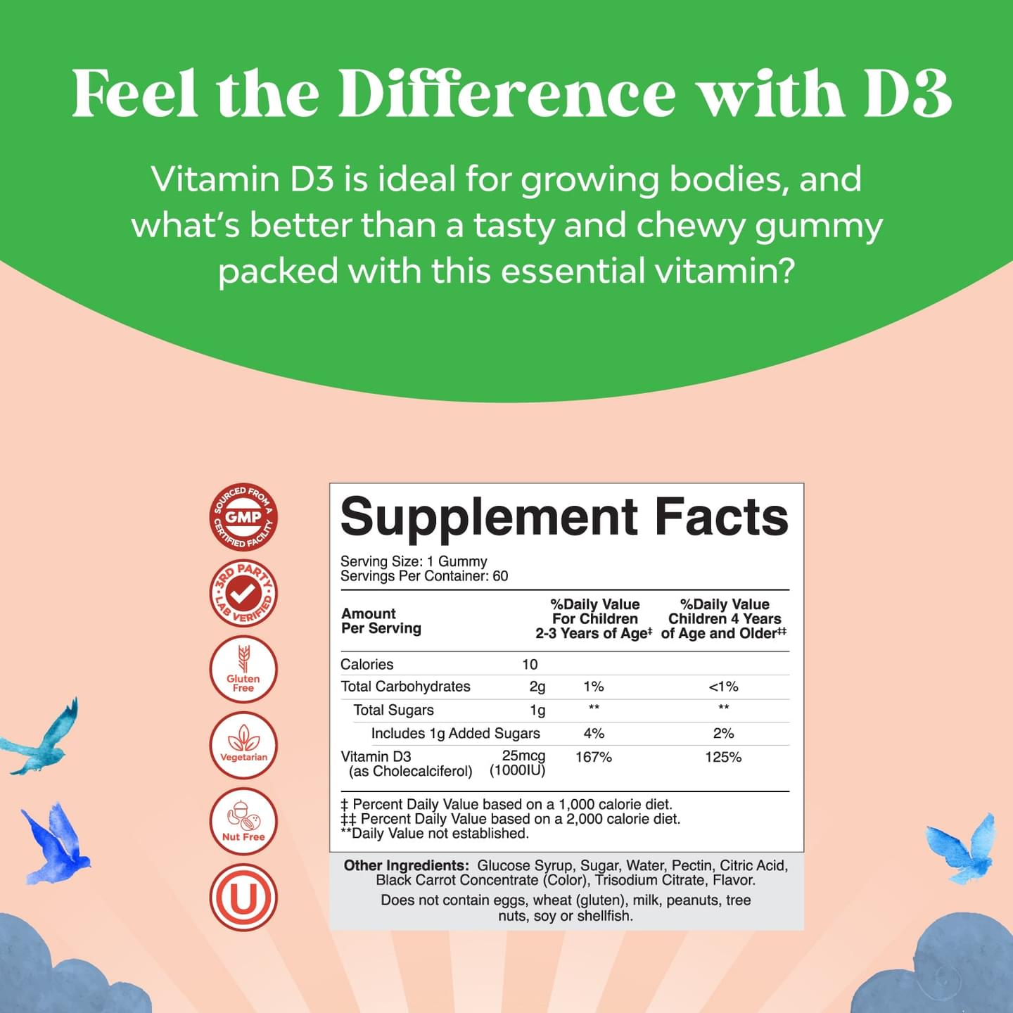 Kids Vitamin D3 Gummies