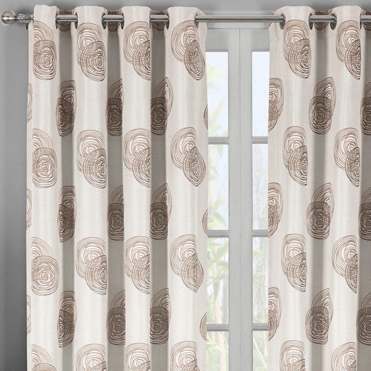 Lafayette Window Curtains Panels With Grommets ( Set of 2 Panels )