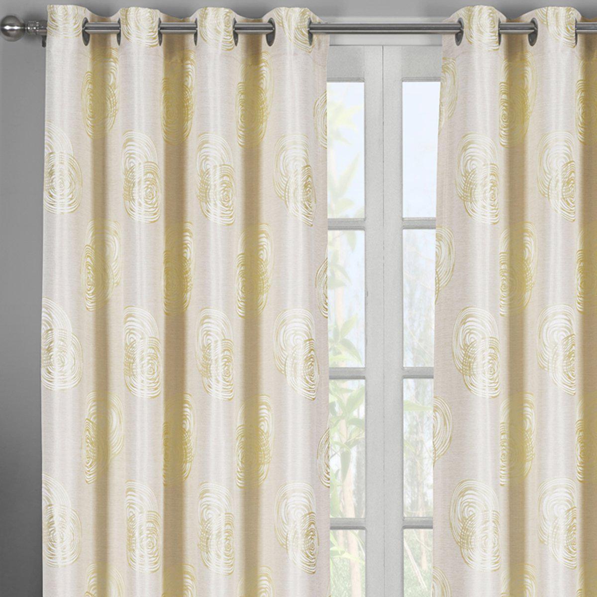Lafayette Window Curtains Panels With Grommets ( Set of 2 Panels )