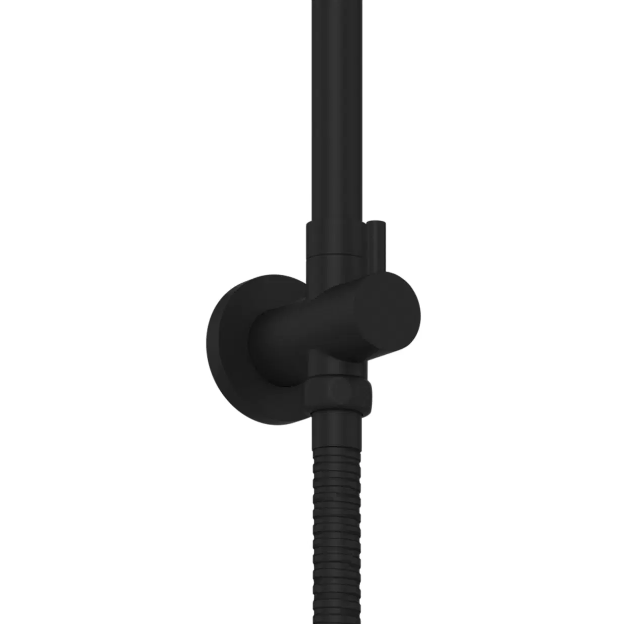 Laguna 8-in Multi-function Showerhead Shower System with Pivoting Shower Arm and Multi-function Handshower Matte Black