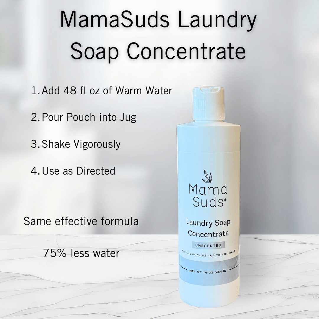 Laundry Soap Concentrate Refill – Natural Liquid Detergent – Lemon