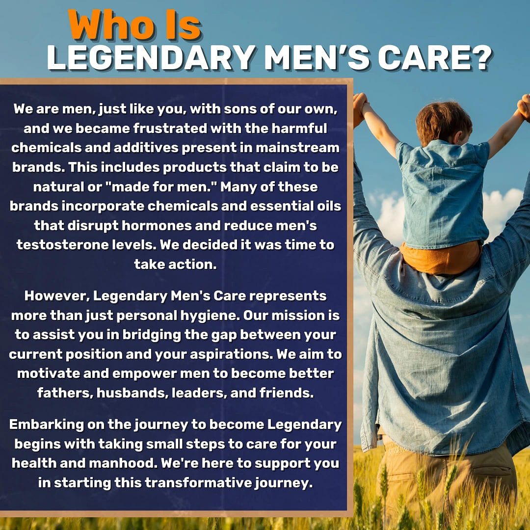 Legendary Men's Care Hair Factor 4 - Natural DHT Blocker for Men's Hair Growth