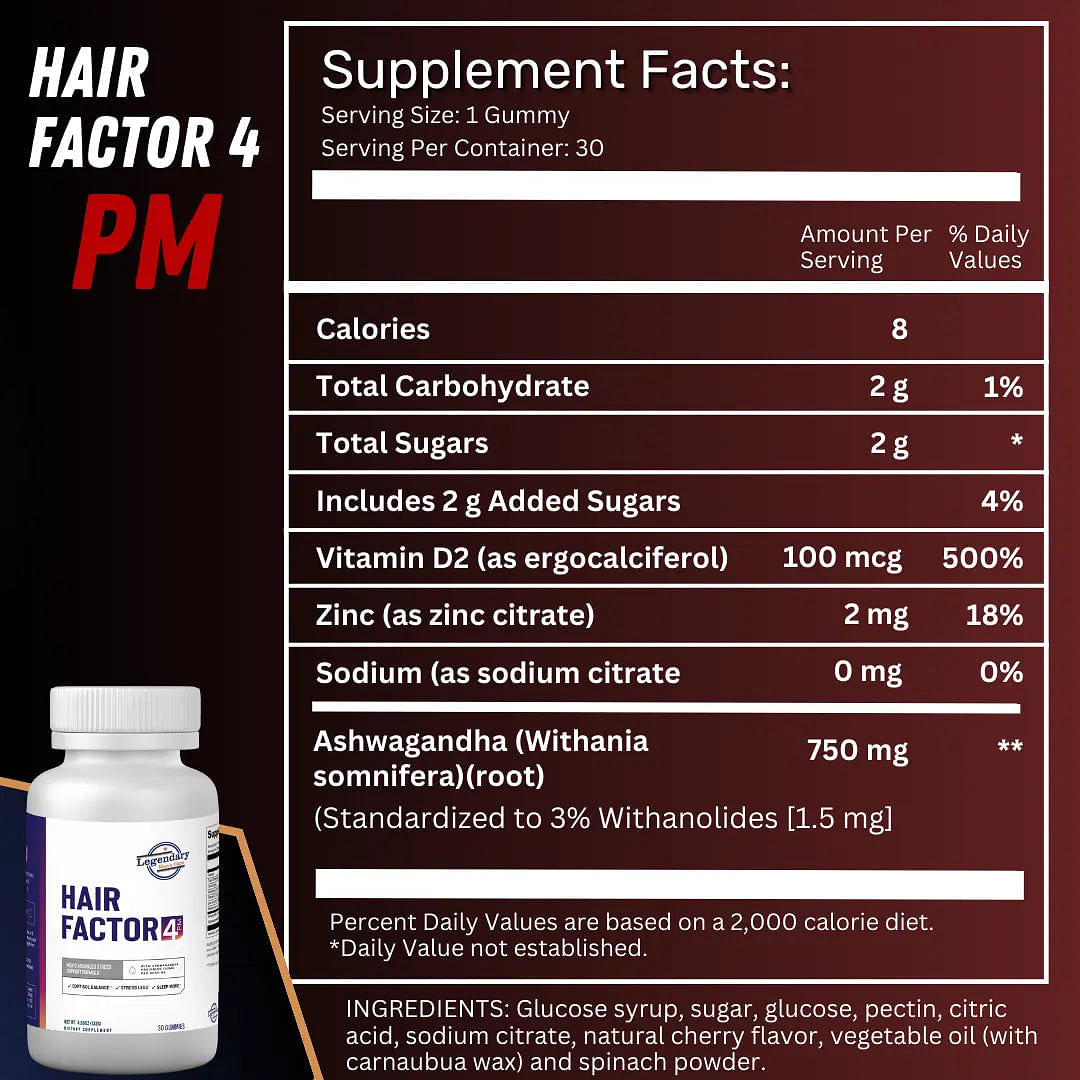 Legendary Men's Care Hair Factor 4 PM