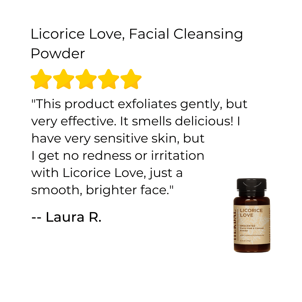 Mother’s Day Special – 25% Off Licorice Love Glow Set: Facial Cleansing Powder & Magic Face Potion 