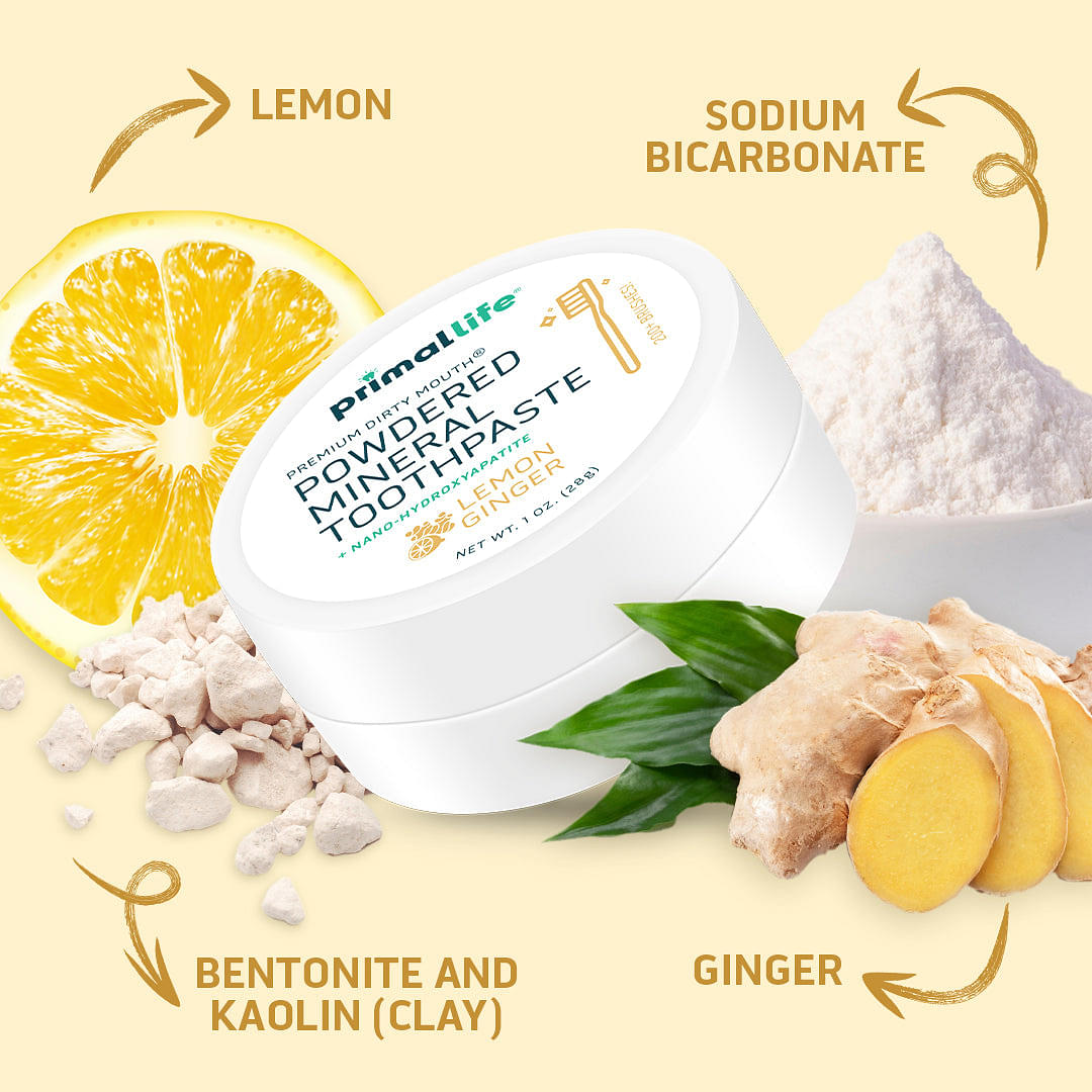 Limited Edition Lemon Ginger Toothpowder