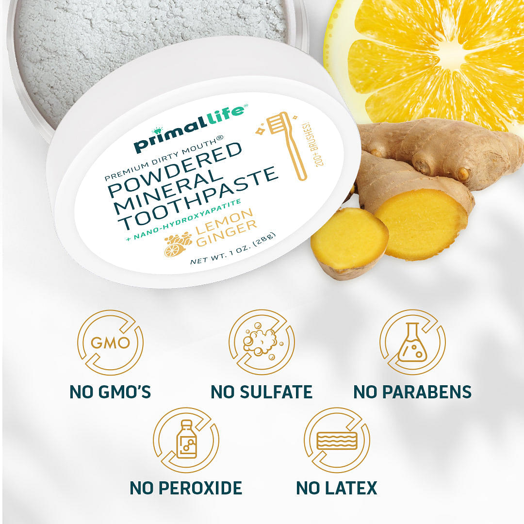 Limited Edition Lemon Ginger Toothpowder
