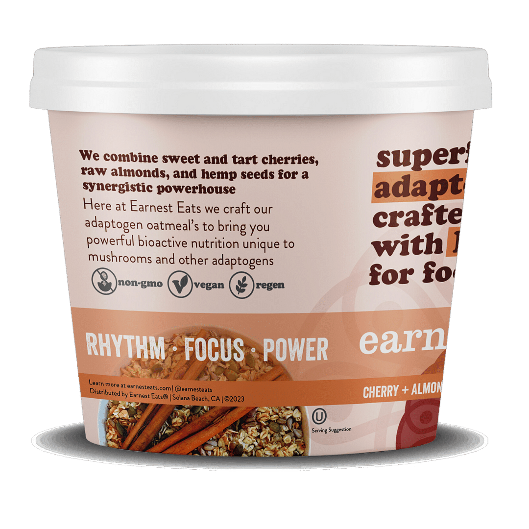 Lion's Mane Cherry Almond Hemp  Adaptogen Oatmeal image