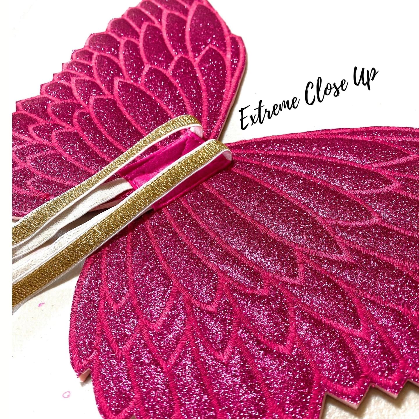 Little Girl Costume Glitter Fairy Wings, Angel, Unicorn Wings