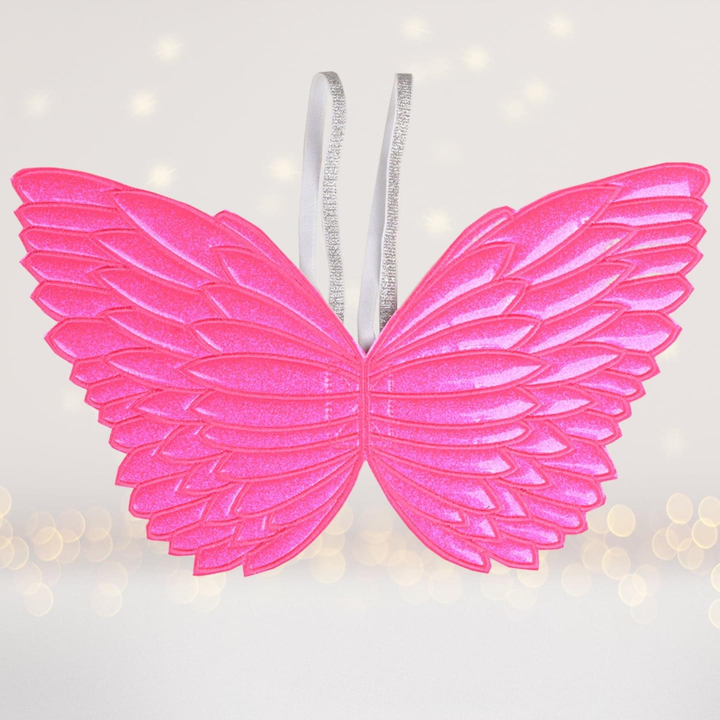 Little Girl Costume Glitter Fairy Wings, Angel, Unicorn Wings