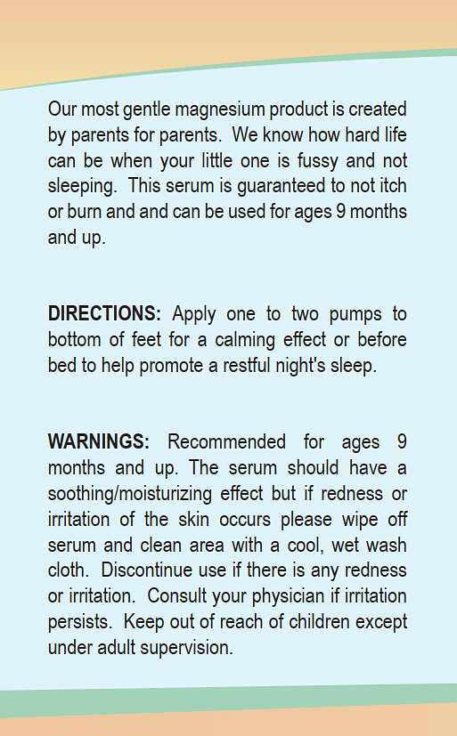 Little Ones Magnesium Serum For Sleep