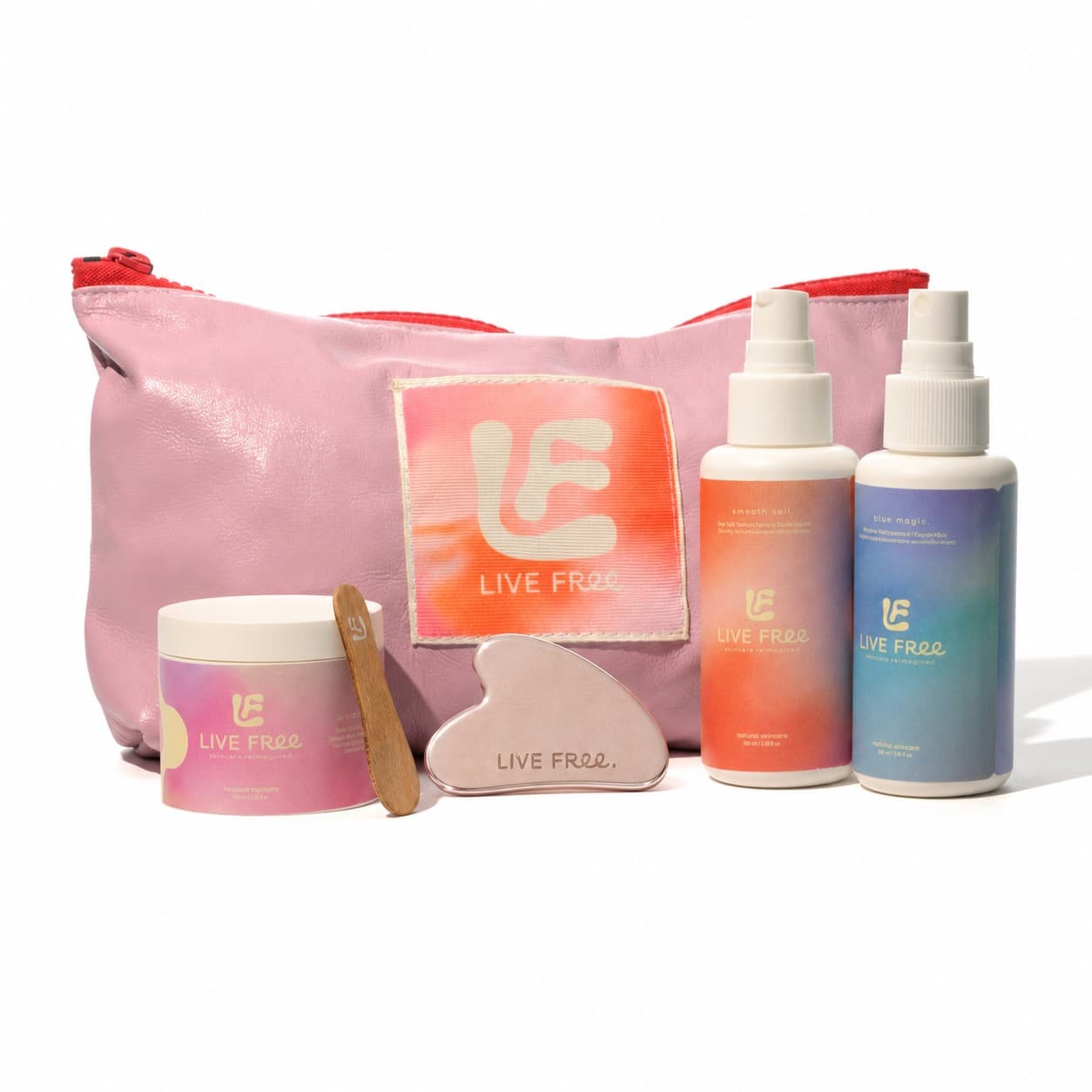 Routine Skincare Set + FREE Stainless Steel Gua Sha – Clear, Calm Skin ($152 Vlaue!) (Limited Time Only)