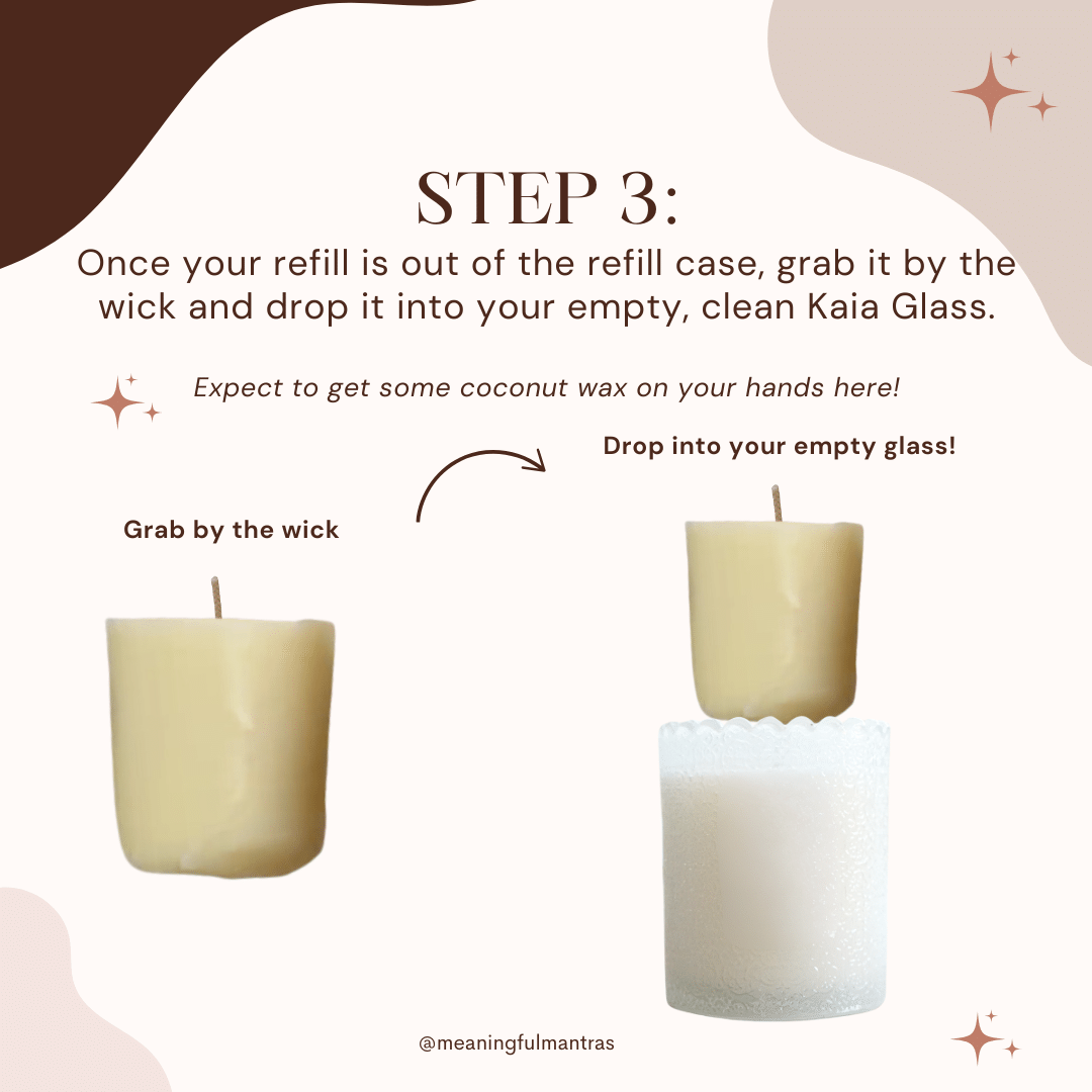 Love You, Mean It Natural Candle 8oz Kaia Collection Refill