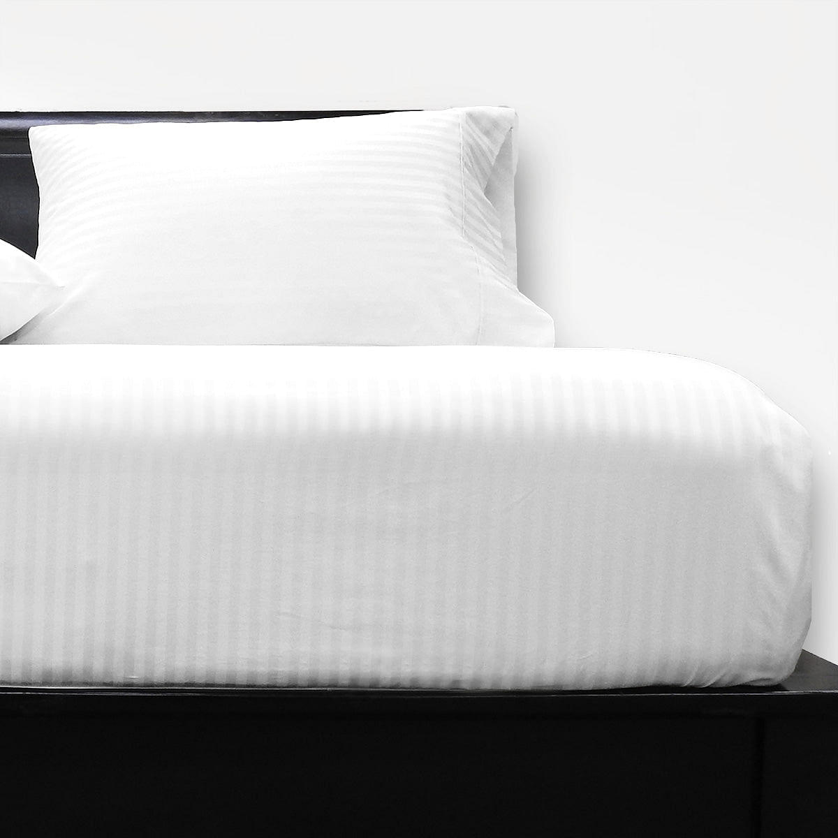 Low Profile (7-10 Inches) Made in USA 608 Damask Stripe Sheet Set