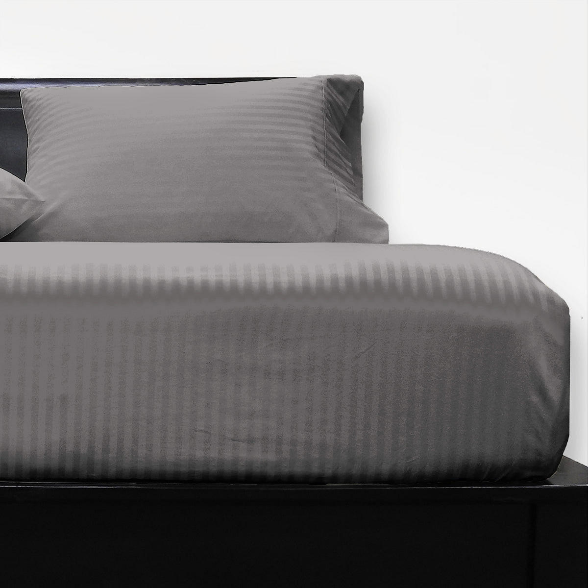Low Profile (7-10 Inches) Made in USA 608 Damask Stripe Sheet Set