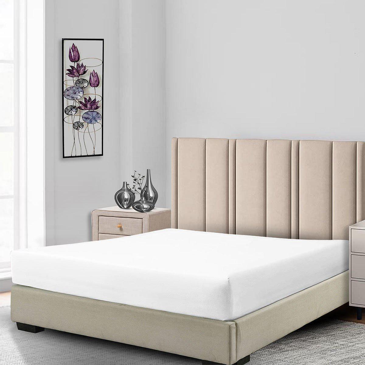 Low Profile Fitted Sheet (7-10 Inches) 100% Cotton Sateen Made in USA