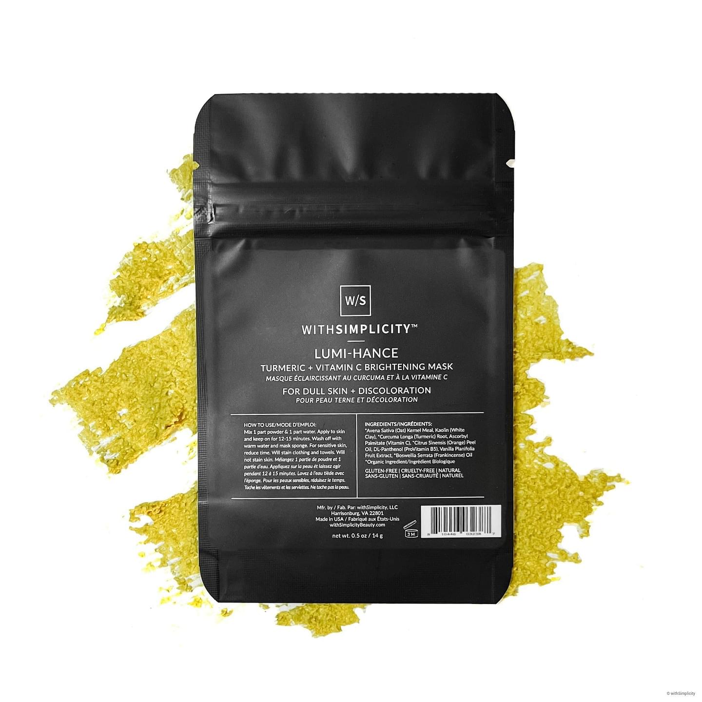 Lumi-hance | Turmeric + Vitamin C Brightening Mask