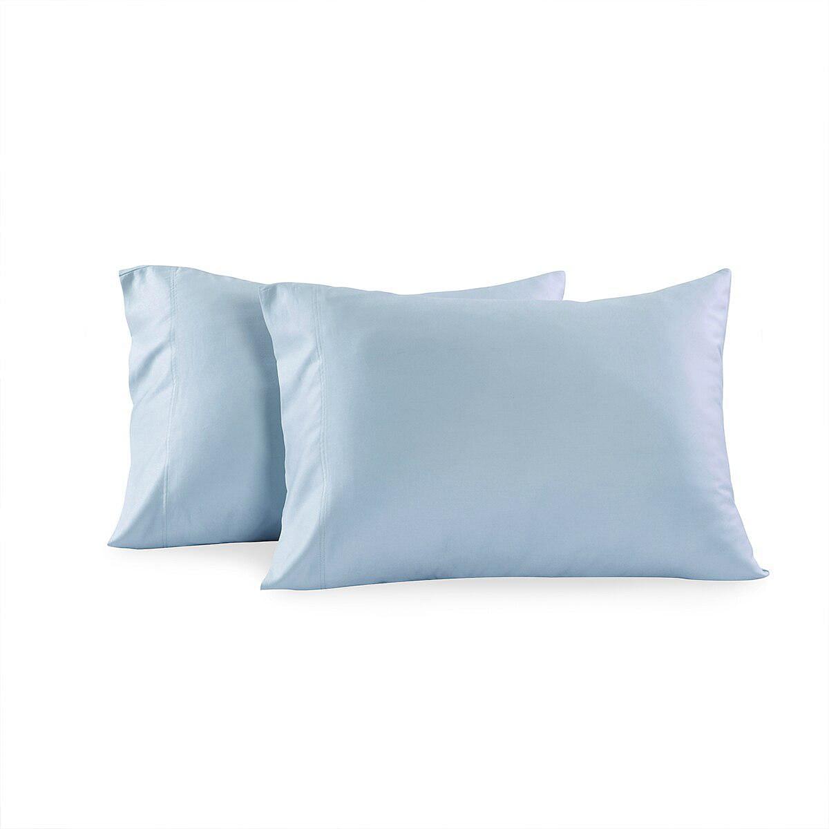 Luxurious 500 Thread Count Cotton Sateen Pillowcases Made in USA