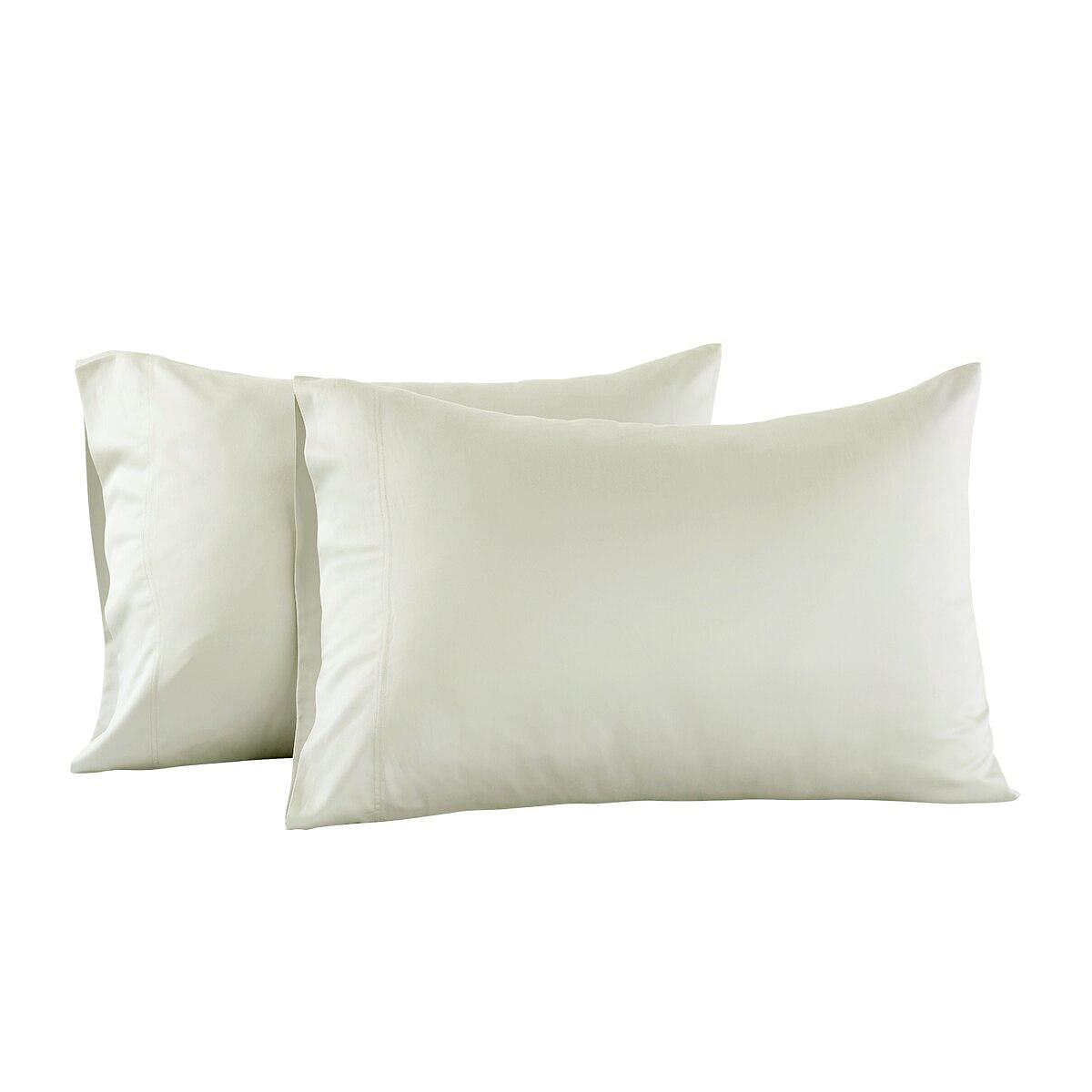 Luxurious 500 Thread Count Cotton Sateen Pillowcases Made in USA