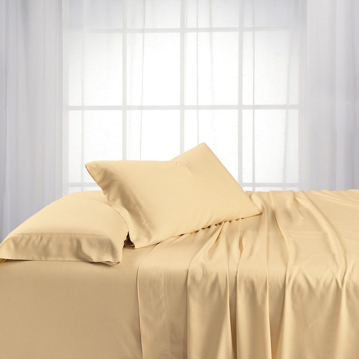 Luxury Heavyweight Bamboo 600 - Top Split Flex King Sheet Set