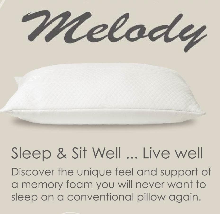 Luxury Loft Melody Memory Foam Pillow (Single or Set of 2 )