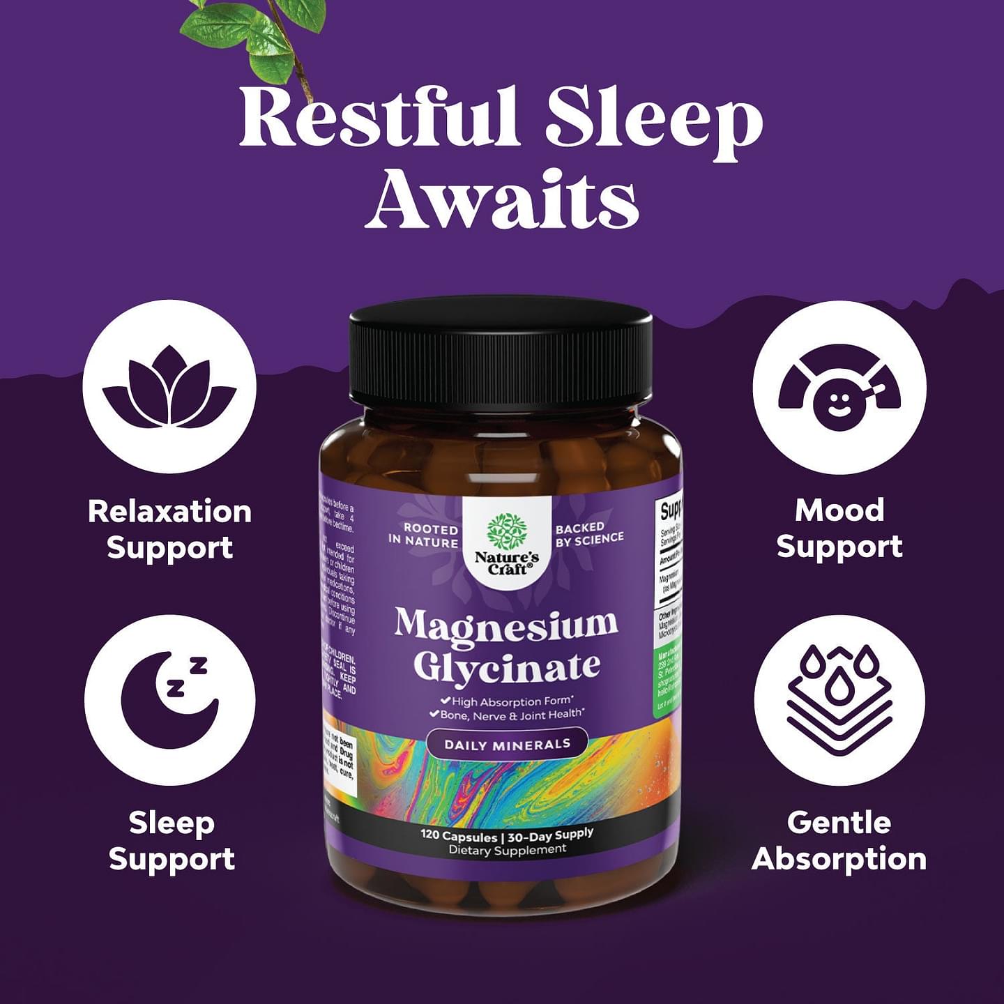 Magnesium Glycinate 500mg per serving
