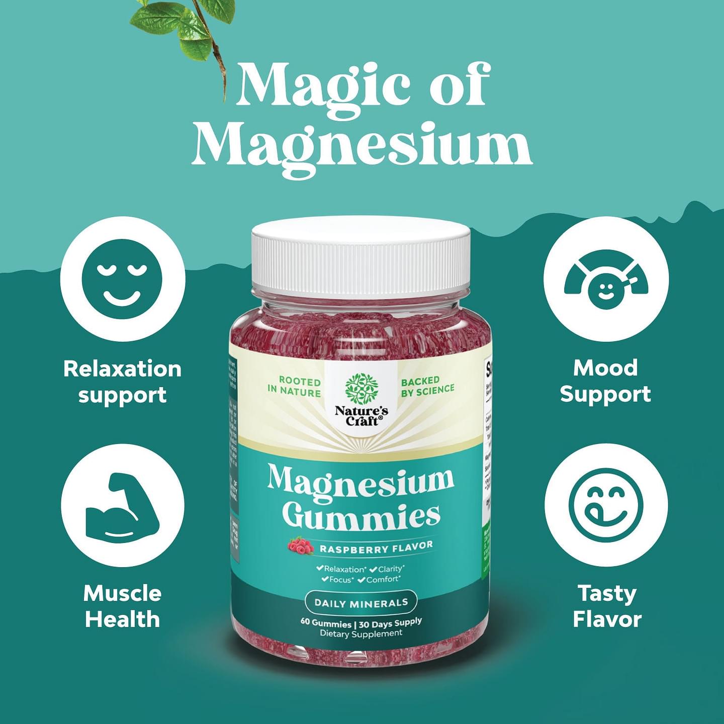 Magnesium Gummies 170mg per serving
