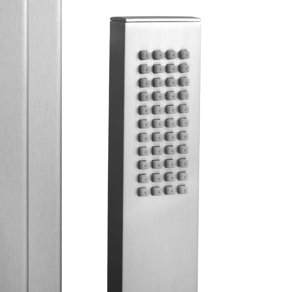 Malibu 7-in Rain Showerhead ShowerSpa with 2-Oversized Body Jets and Handshower Brushed Stainless Steel