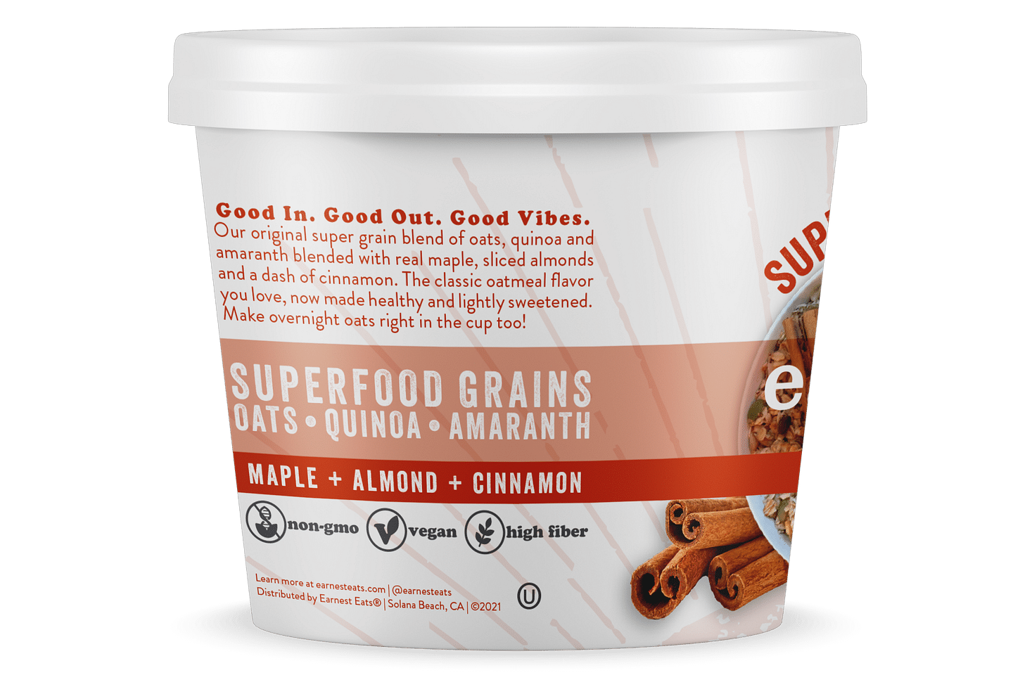 Maple Almond Cinnamon Superfood Oatmeal Cups image