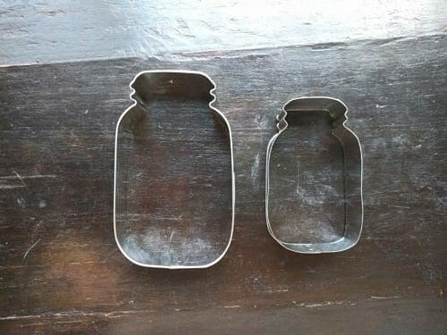 Mason Jar Cookie Cutters 2-pack