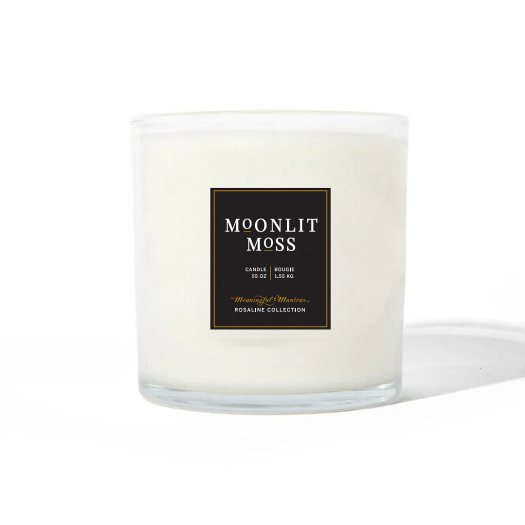 Meditation Moonlit Moss Natural Candle 55oz Rosaline Collection