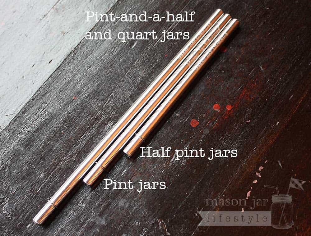 Medium Safer Rounded End Stainless Steel Straw for Pint Mason Jars