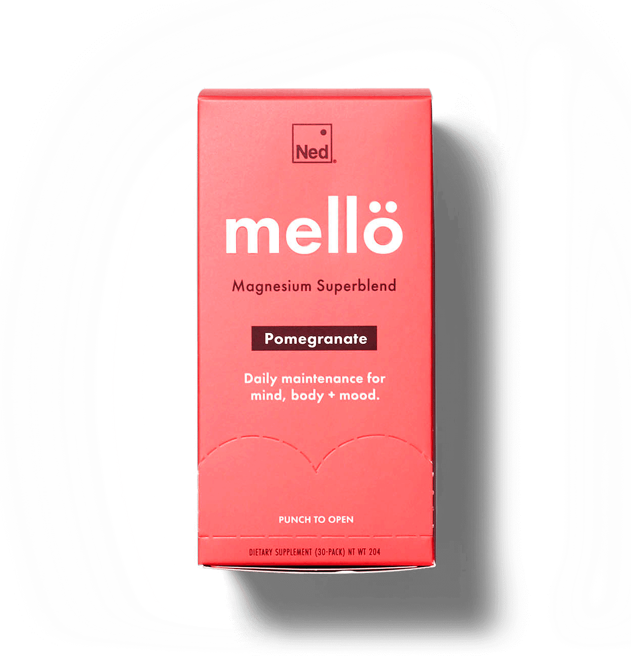 mellö Magnesium - 30 Travel Sticks Pomegranate
