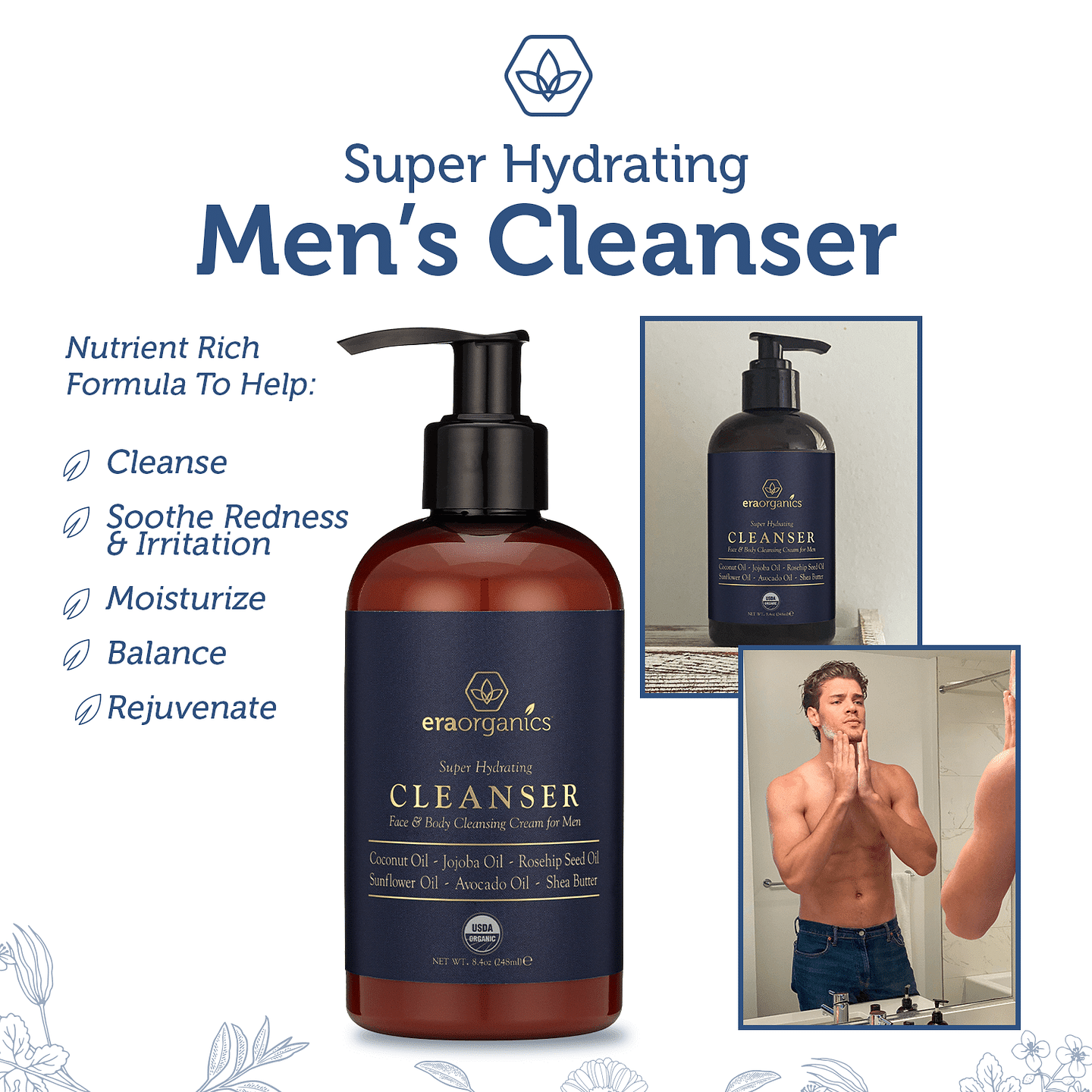 Mens face wash