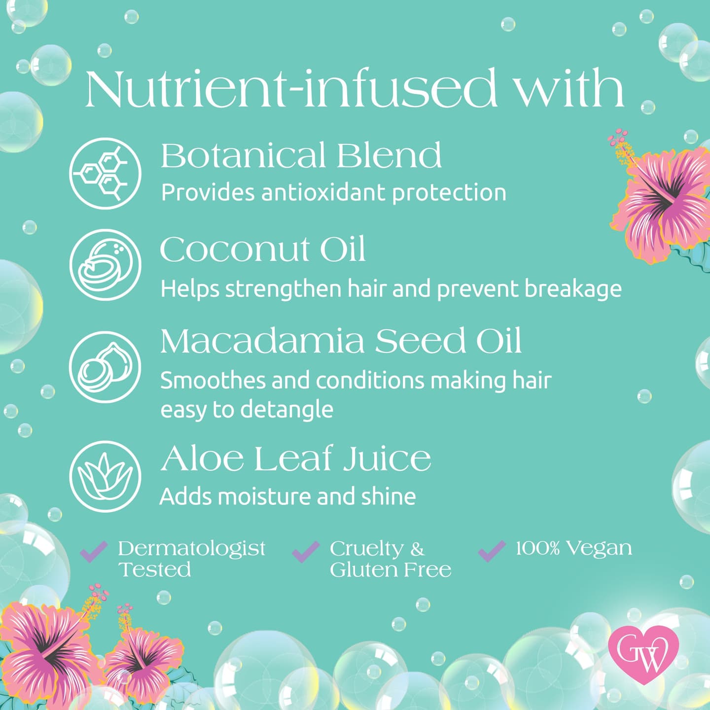 Mermaid Conditioner — Fragrance Free & Dye Free - Hydrating Conditioner with Coconut Oil and Botanical Extracts for Smooth Hair