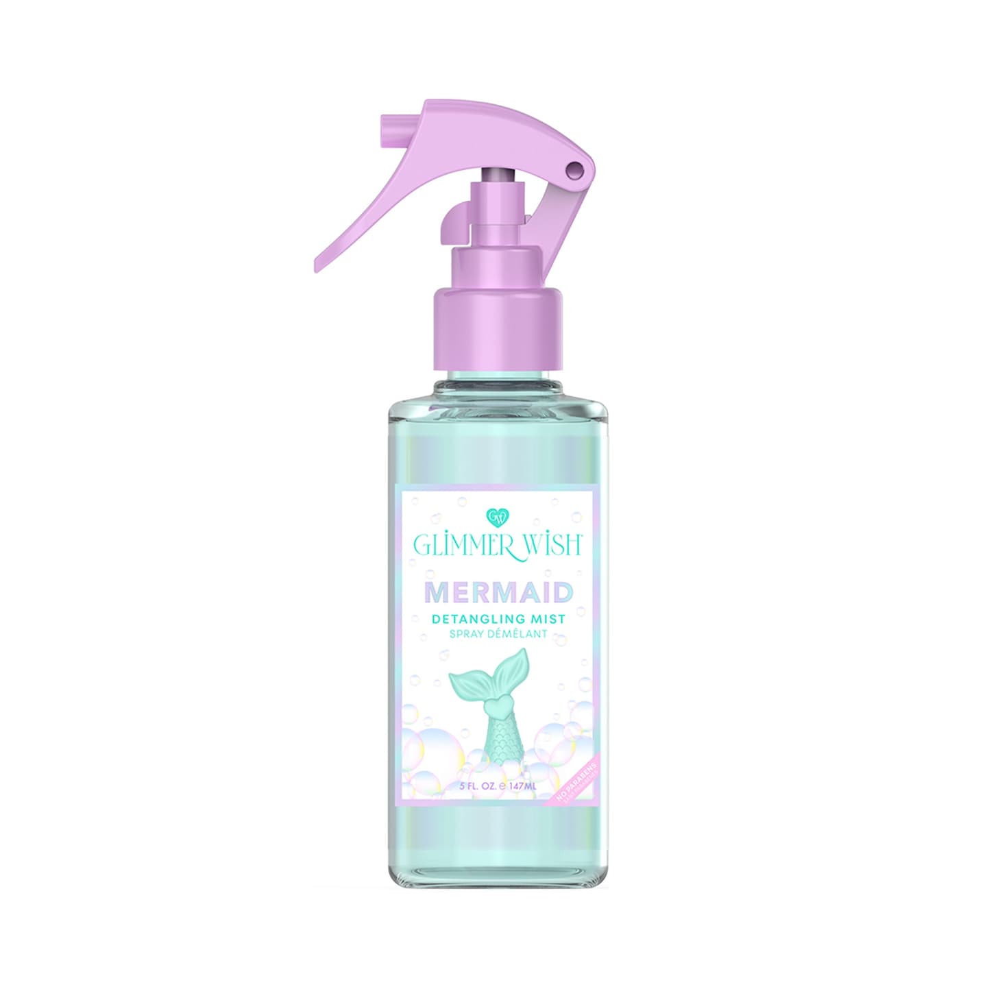 Mermaid Hair Detangling Mist - Tropical Beach Scent - Lightweight Leave-In Conditioner Spray for Smooth, Tangle-Free and Hydrated Hair