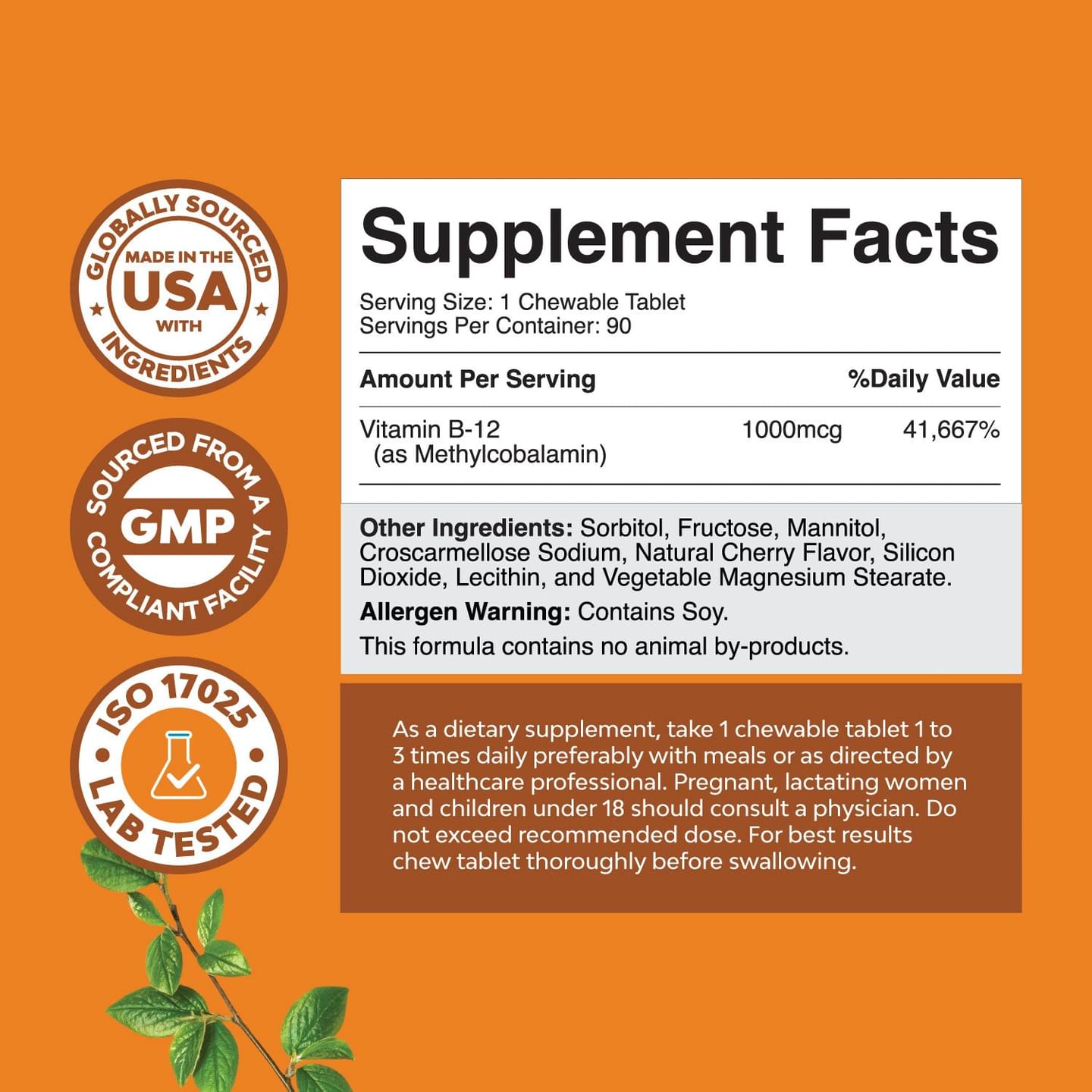 Methyl B12 - Cherry Flavor