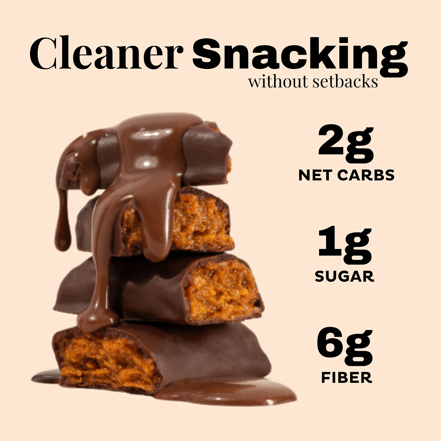 Milk Chocolate Peanut Butter Caramel Crunch (Keto | Vegan)