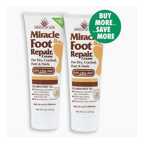 Miracle Foot Repair Cream 2-Pack 8 oz. Tubes image