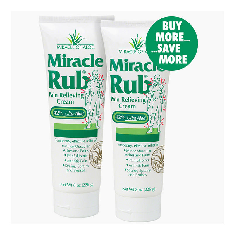 Miracle Rub Pain Relieving Cream 2-Pack 8oz. image