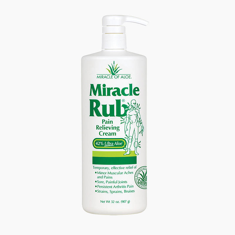 Miracle Rub Pain Relieving Cream 32 ounce. image