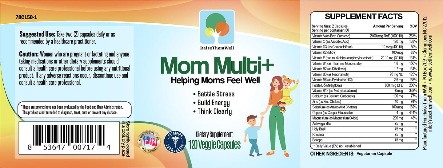 Mom Multi+ Multivitamin for Women