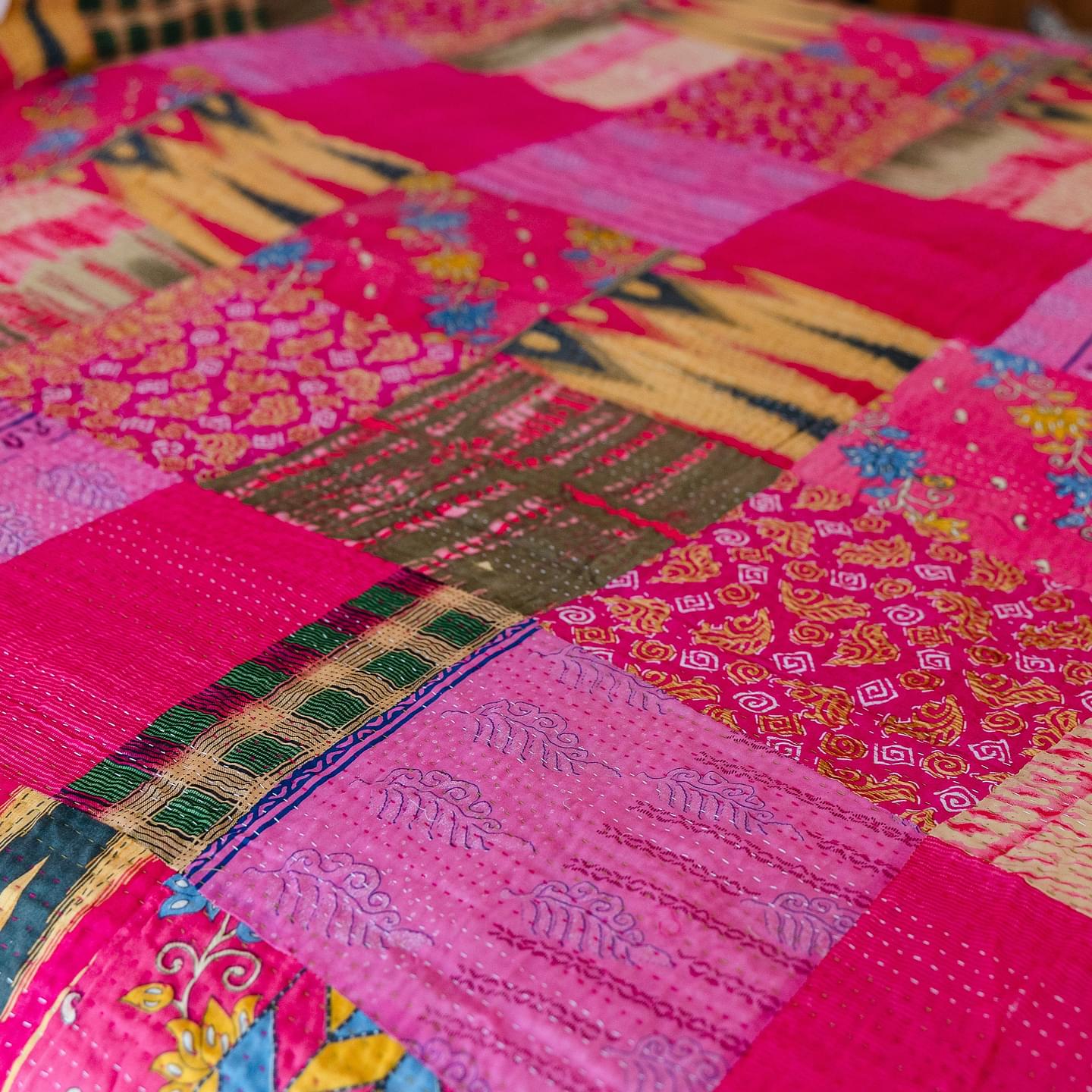 Monochromatic Patchwork Blankets