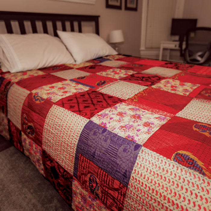 Monochromatic Patchwork Blankets