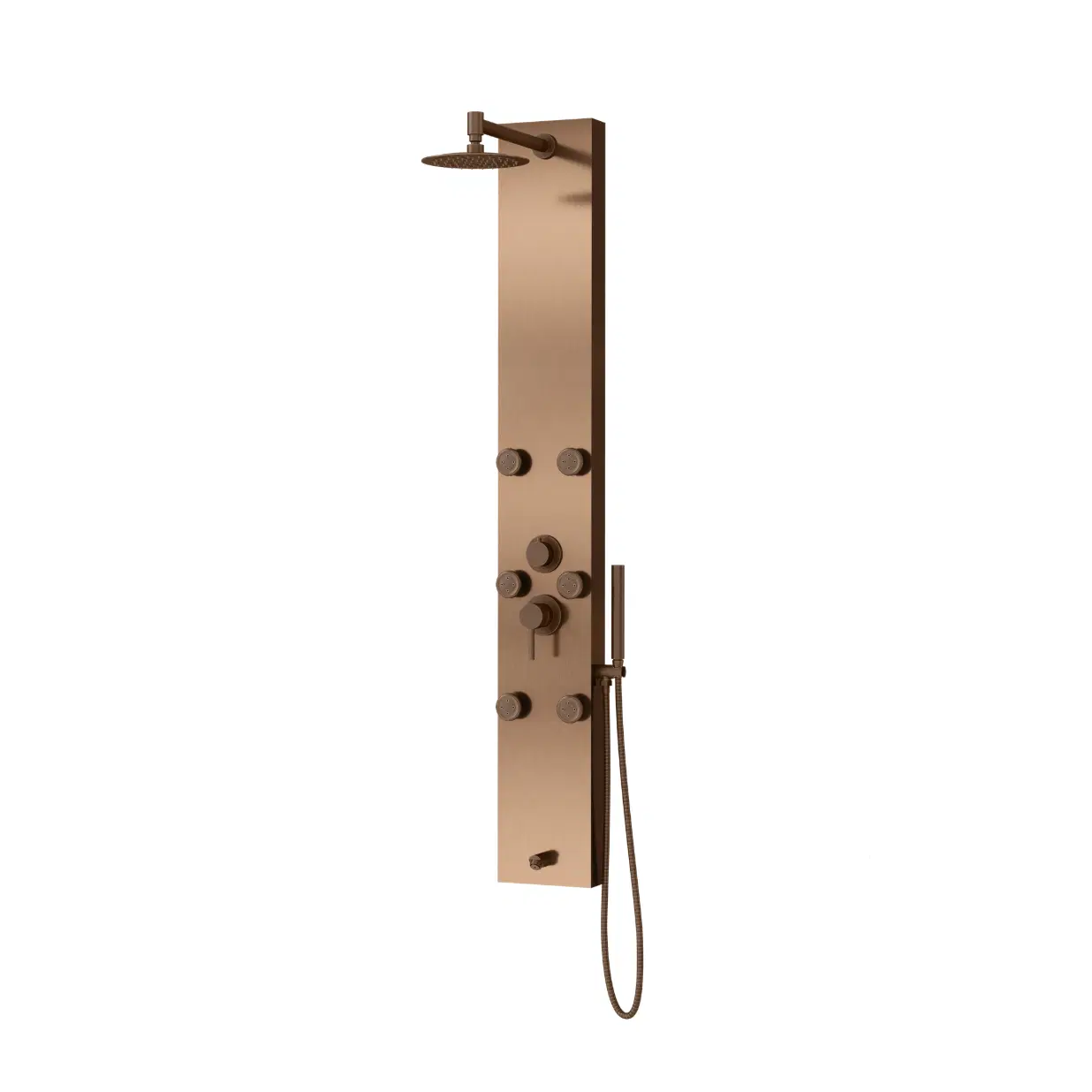 Monterey 8-in Rain Showerhead ShowerSpa with 6-Body Jets Handshower and Tub Spout Oil Rubbed Bronze