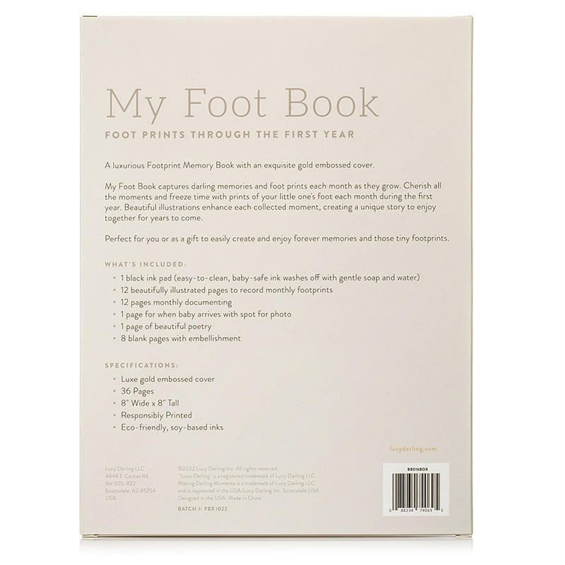 My Foot Book: Footprints Through the First Year