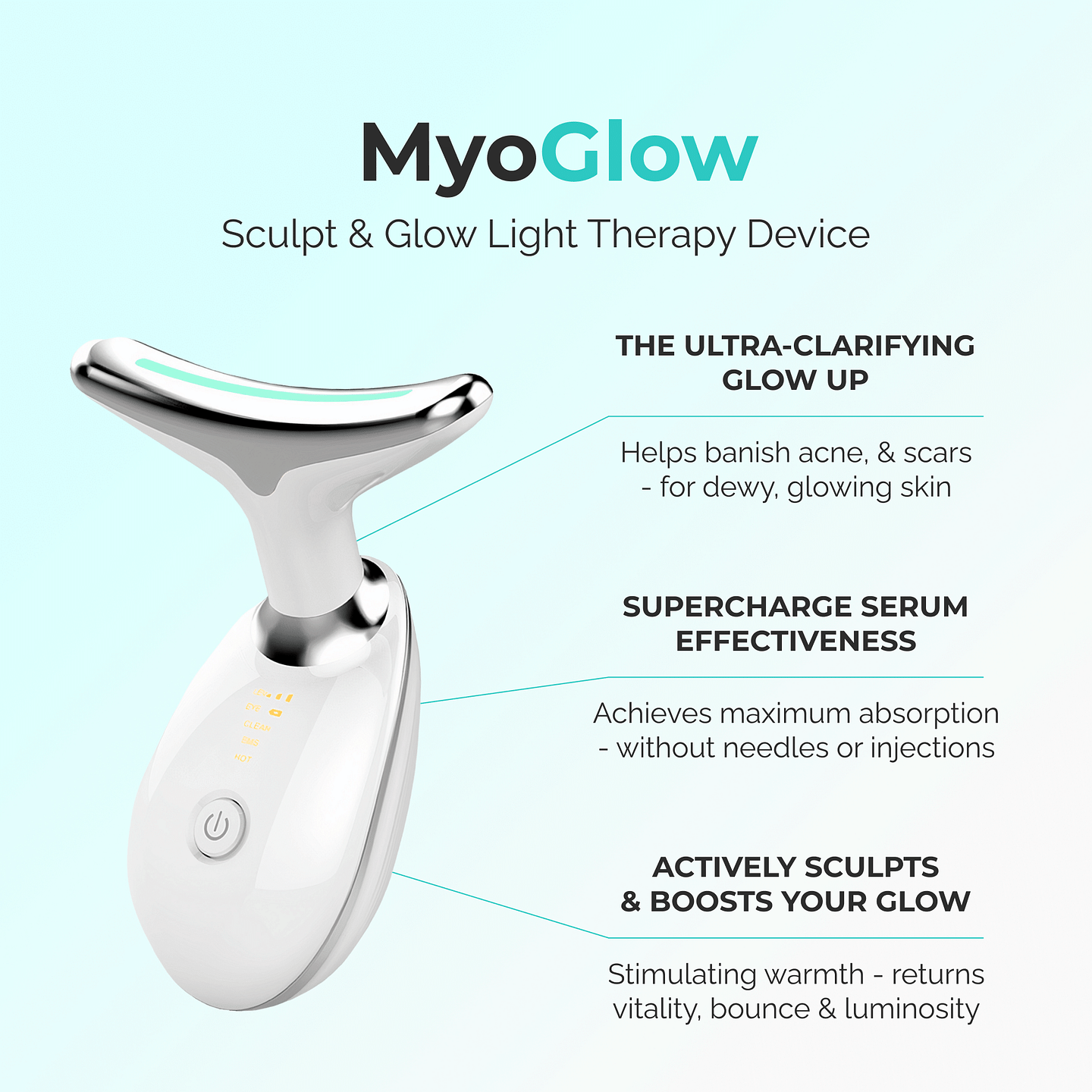 MyoGlow by My Derma Dream - Neck Lifting Device