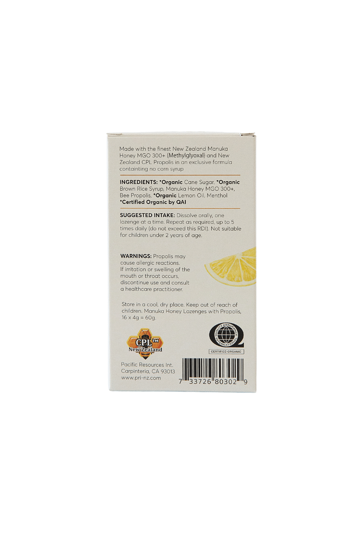 *NEW* Manuka Honey & Propolis Lozenges   16ct